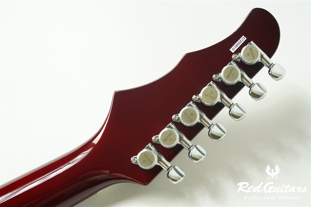 MD Guitars G7-Q - See-through Red | Red Guitars Online Store